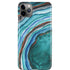 Turquoise Watercolor Geode iPhone Cases