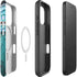 Turquoise Watercolor Geode iPhone 16 Pro Magsafe Impact Case