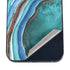 Turquoise Watercolor Geode iPhone 16 Skin