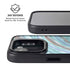 Turquoise Watercolor Geode iPhone 16e Kickstand Case