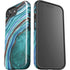 Turquoise Watercolor Geode iPhone 16e Impact Case