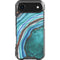 Turquoise Watercolor Geode iPhone 17 Air Clear Case