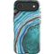 Turquoise Watercolor Geode iPhone 17 Air Impact Case