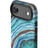 Turquoise Watercolor Geode iPhone 17 Air Impact Case