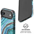 Turquoise Watercolor Geode iPhone 17 Air Magsafe Impact Case