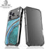 Turquoise Watercolor Geode iPhone 17 Pro MagSafe Case