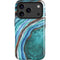 Turquoise Watercolor Geode iPhone 17 Pro Max Magsafe Impact Case