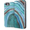 Turquoise Watercolor Geode iPhone 7 Folio Case