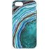 Turquoise Watercolor Geode iPhone Cases