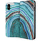 Turquoise Watercolor Geode iPhone 8 Folio Case