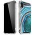 Turquoise Watercolor Geode iPhone X/XS Clear Case