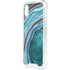 Turquoise Watercolor Geode iPhone XS Clear Case