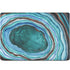 Turquoise Watercolor Geode MacBook Skins