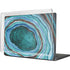 Turquoise Watercolor Geode MacBook Cases