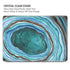 Turquoise Watercolor Geode MacBook Cases