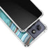 Turquoise Watercolor Geode Moto G 5G (2025) Clear Case