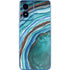 Turquoise Watercolor Geode Moto G Play 4G (2024) Skin