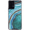 Turquoise Watercolor Geode Moto G Power 5G (2024) Clear Case