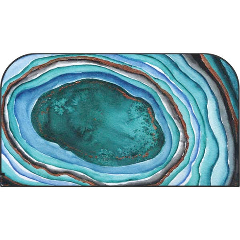 Turquoise Watercolor Geode Nintendo Switch 2 (2025) with Joy-Con Skin