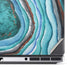 Turquoise Watercolor Geode Dell Precision Skin