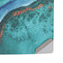 Turquoise Watercolor Geode PS5 Pro Disk Console Skin