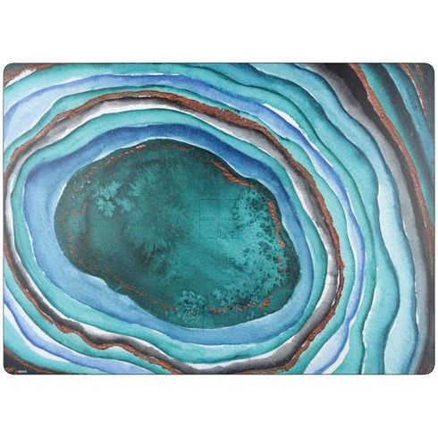 Turquoise Watercolor Geode Surface Laptop 7 15in Skin