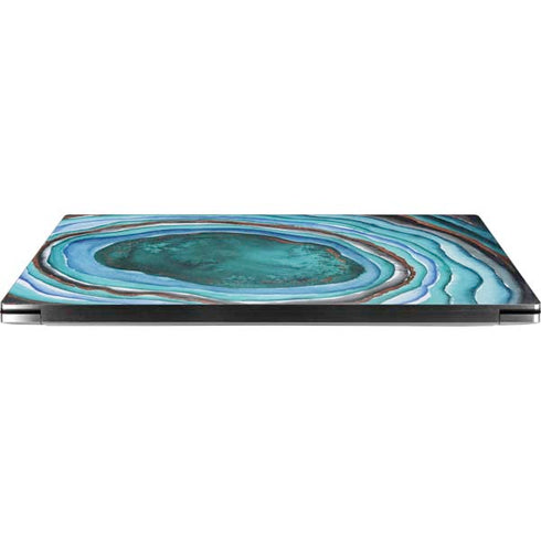 Turquoise Watercolor Geode Dell XPS Skin