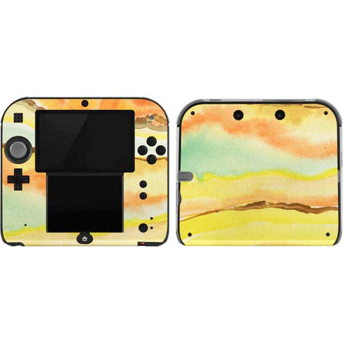 Tuscan Sun Watercolor Geode Nintendo Skins