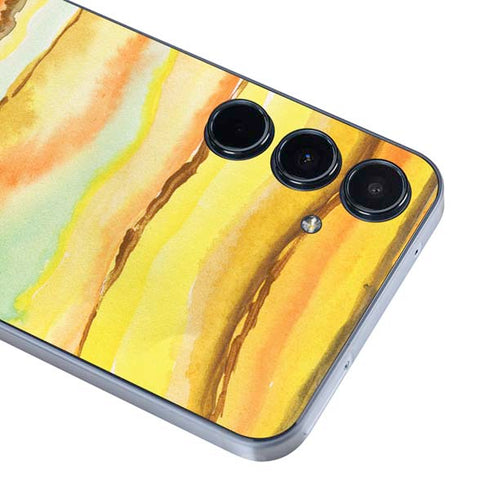 Tuscan Sun Watercolor Geode Galaxy A35 5G Skin