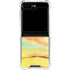 Tuscan Sun Watercolor Geode Galaxy Z Flip6 Clear Case