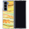 Tuscan Sun Watercolor Geode Galaxy Z Fold5 5G Clear Case