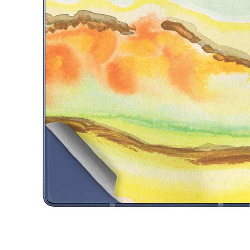 Tuscan Sun Watercolor Geode Galaxy Z Fold6 Skin