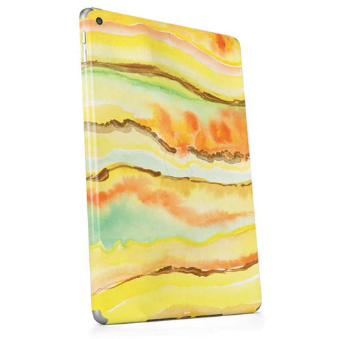 Tuscan Sun Watercolor Geode Apple iPad Skin