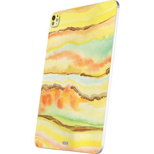 Tuscan Sun Watercolor Geode iPad Pro 13in M4 (2024) Skin
