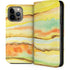 Tuscan Sun Watercolor Geode iPhone 14 Pro Max Folio Case