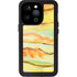 Tuscan Sun Watercolor Geode iPhone 15 Pro Waterproof Case