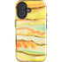 Tuscan Sun Watercolor Geode iPhone 16 Plus Impact Case