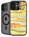 Tuscan Sun Watercolor Geode iPhone 16 Plus Kickstand Case