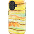 Tuscan Sun Watercolor Geode iPhone 16 Plus Magsafe Impact Case