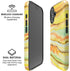 Tuscan Sun Watercolor Geode iPhone 16 Plus Magsafe Impact Case