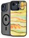Tuscan Sun Watercolor Geode iPhone 16e Kickstand Case