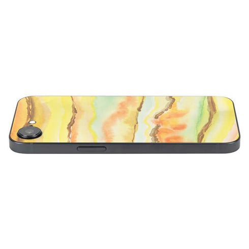 Tuscan Sun Watercolor Geode iPhone 16e Skin
