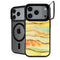 Tuscan Sun Watercolor Geode iPhone 18 Pro Kickstand Case