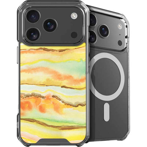 Tuscan Sun Watercolor Geode iPhone 18 Pro Max MagSafe Case