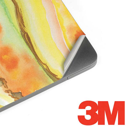 Tuscan Sun Watercolor Geode MacBook Skins