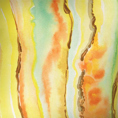 Tuscan Sun Watercolor Geode MacBook Skins