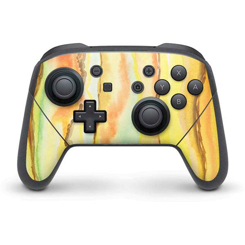 Tuscan Sun Watercolor Geode Nintendo Skins