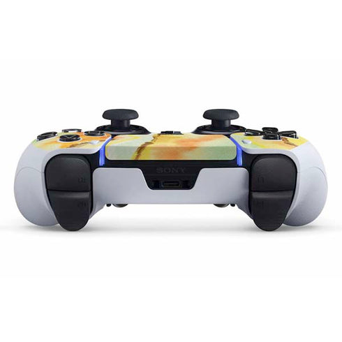 Tuscan Sun Watercolor Geode PS5 DualSense Edge Pro Controller Skin