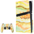 Tuscan Sun Watercolor Geode PlayStation PS5 Skins