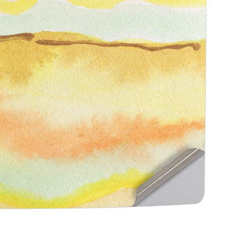 Tuscan Sun Watercolor Geode PS5 Pro Disk Console Skin